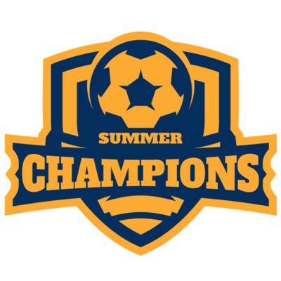 Champions Summer Soccer logo template Thumbnail
