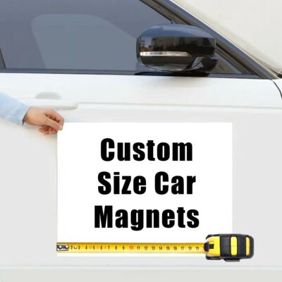 Custom Size Vehicle Magnet (1) FULL COLOR Thumbnail